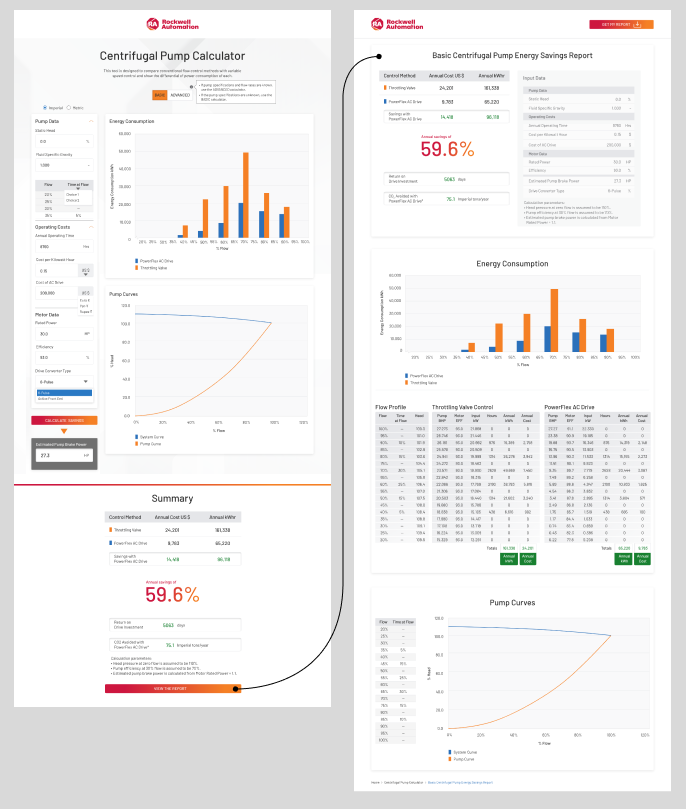 calculator interface