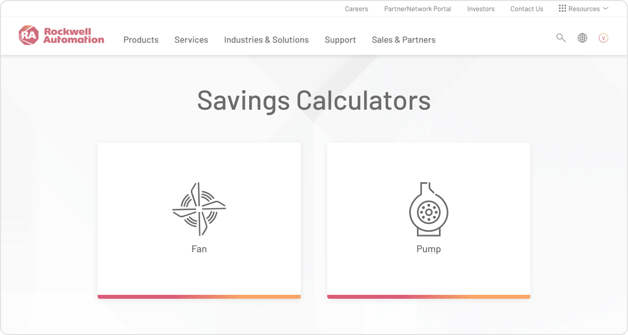 calculator landing page