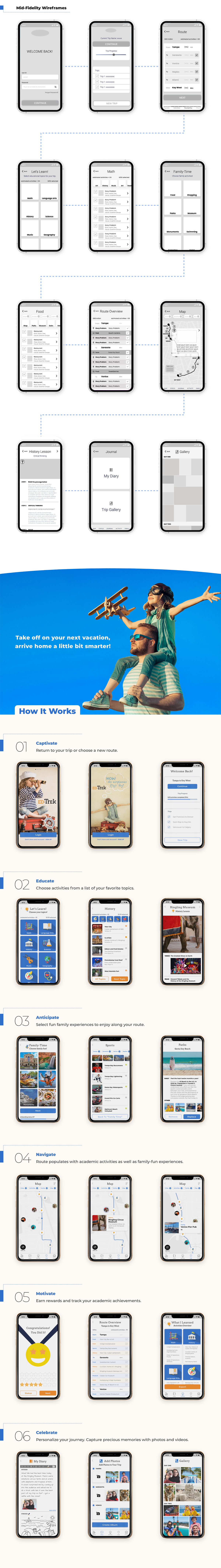 edtrek portfolio screen 3