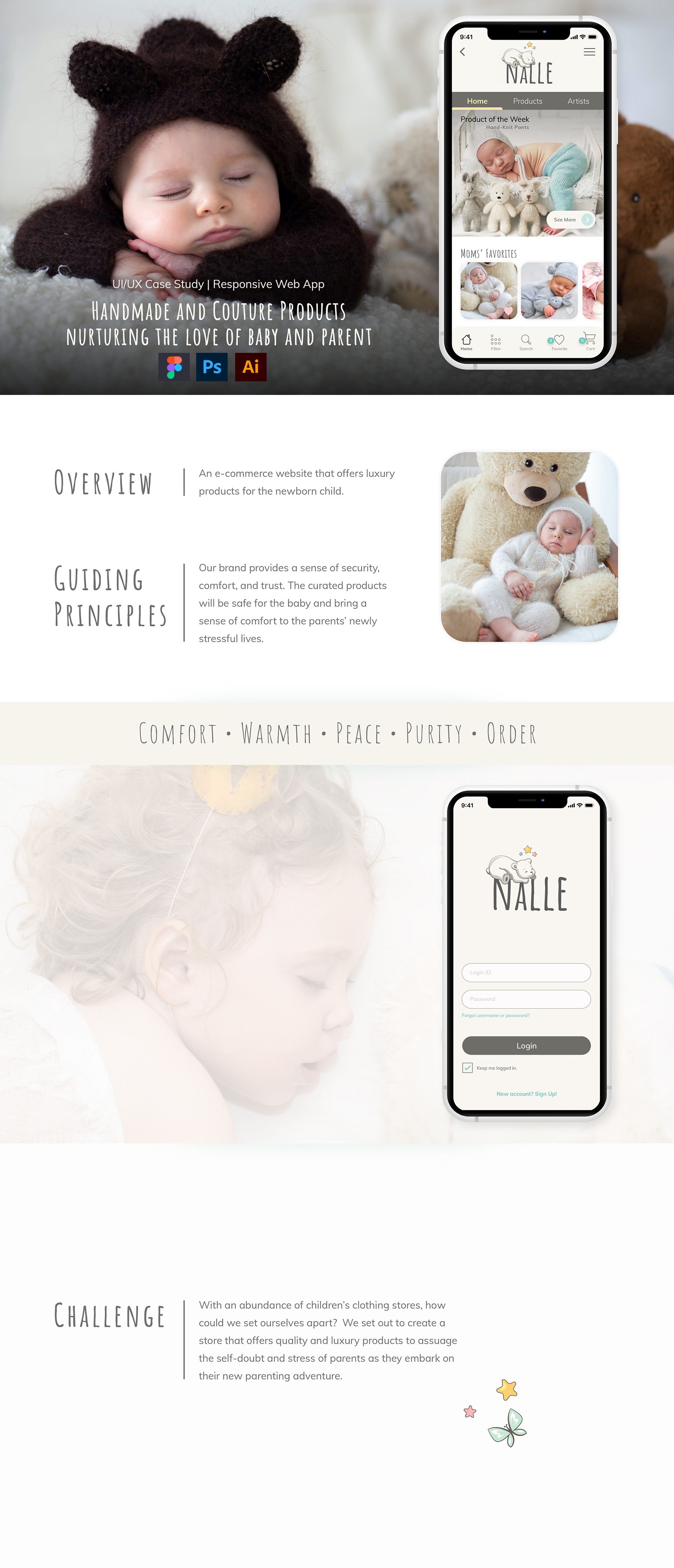 nalle portfolio screen 1
