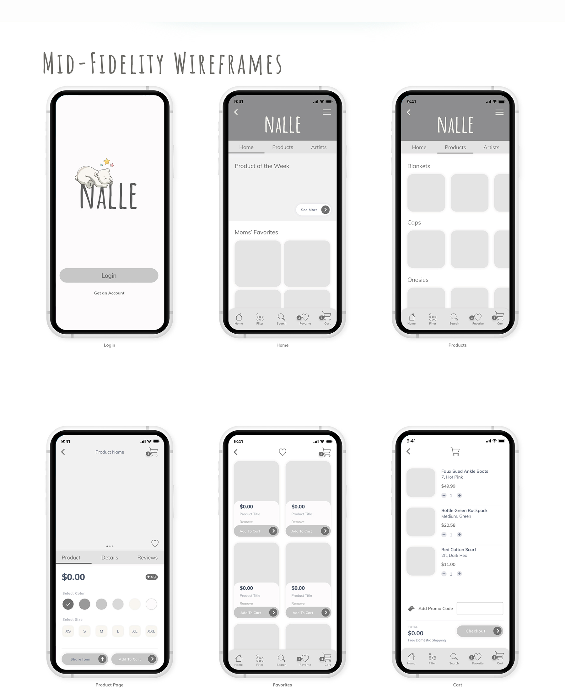 nalle portfolio screen 1